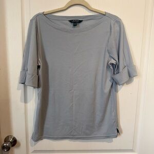 Ralph Lauren Soft Blue Short Sleeve Tee